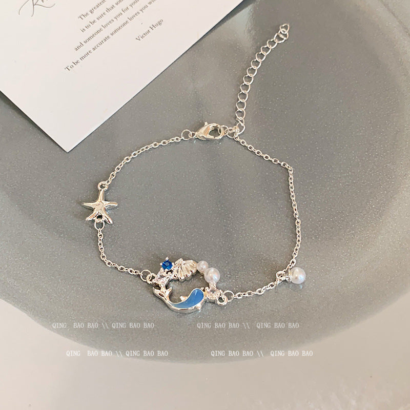 Wholesale titanium steel female niche all-match light luxury high-end lovers bracelet